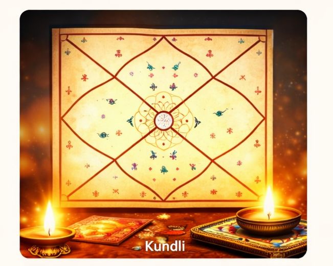 Vedic astrology kundli chart